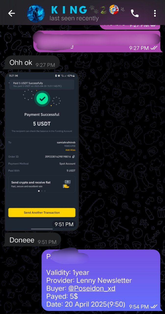 Purchase screenshot from Poseidon_xd
